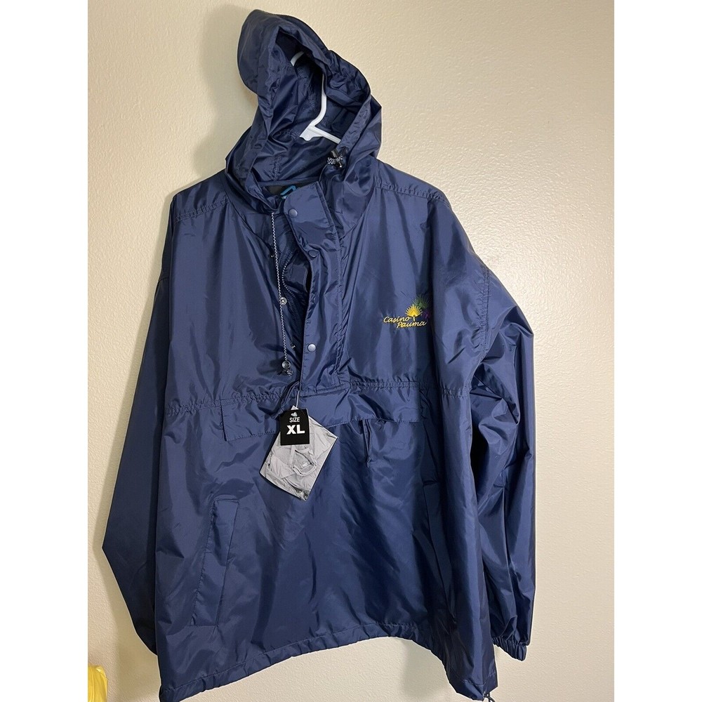 Casino Pauma~ Men's X Large Navy Windbreaker‎ by Tri-Mountain